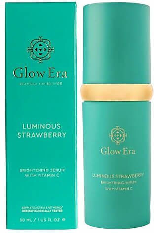 Glow Era Luminous Strawberry Serum Προσώπου με Βιταμίνη C για Λάμψη & Πανάδες 30ml