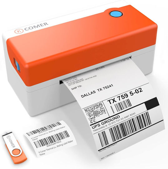 Принтер за етикети Директен термотрансфер USB 203 dpi