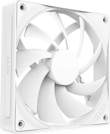 NZXT F120Q Case Fan 1700rpm 74.26cfm Without LED Lighting And 4-Pin PWM Connection White