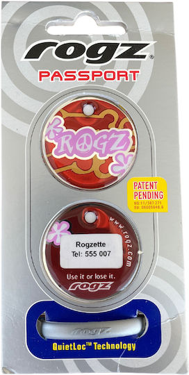 Rogz Instant ID-Tagz Chocolate Female Large 3.5cm