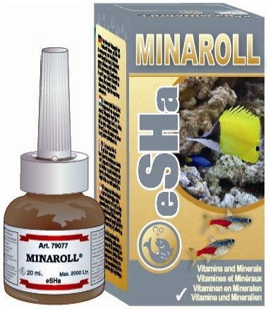 Fish Recovery Booster Aquarium Minerals Trace Elements Esha Minaroll @ 20 Ml 2000 L