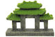 Aquarium Decoration Blue Belle Pacific Moss Temple 1 14.3x5x10.2 Cm
