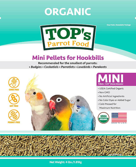 Top's Mini Βιολογικά Πέλλετ Pellets 453 Γρ Tp101