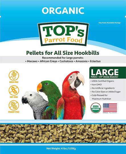 Top's Large Organic Pellet Pellets 1800 Gr Tp201