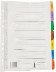 Paper A4 Weekly Separators