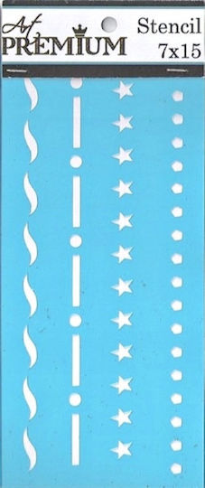 Stencils Art Premium 2900602 – 7x15cm – Decorative Lines