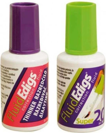 Σετ Διορθωτικό Υγρό Διαλυτικό 2x20ml Edigs