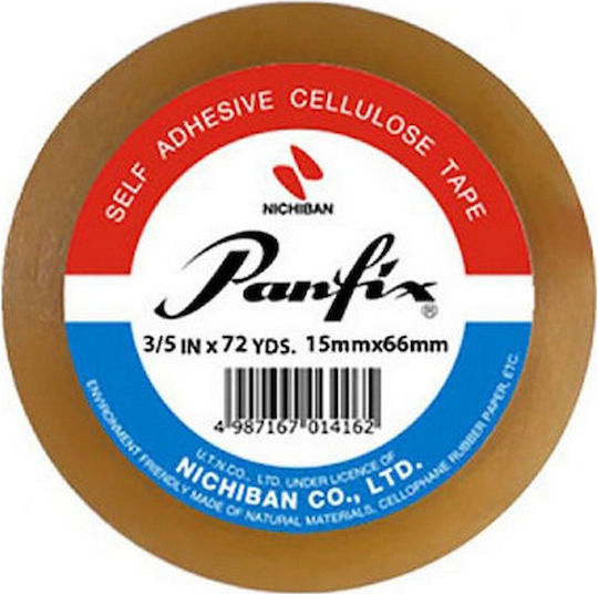 Panfix Adhesive Tape 15mmx66m Pxu3-15 Transparent