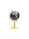 Globe Lapis Semi-Precious Stones Gold-Plated 22cm 31-26 Ag 2201
