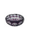 Crystal Decorative Ashtray Nachtmann Purple Leaves 15x6.5cm Nachtmann
