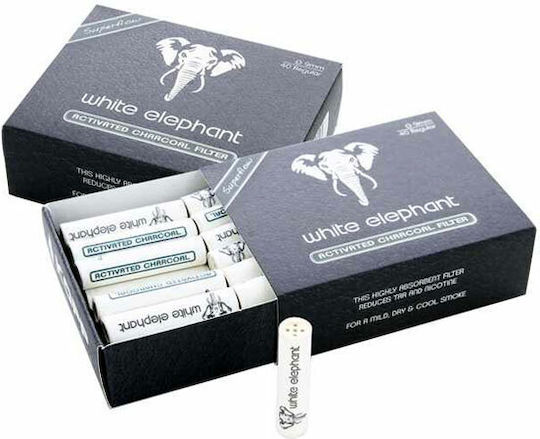 Elephant Active Charcoal Φιλτράκια Πίπα Καπνού 9mm 64007