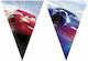 Garland Triangle Flags Cars Legent Track 1 Piece 2m