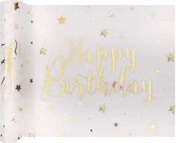 Party-Tischdecken Santex Happy Birthday 30cmx5m 476744-001