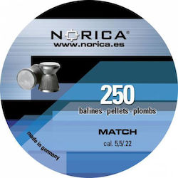 Norica Match 5,5mm Pellets 250pcs Norica Match 5,5mm Pellets 250pcs