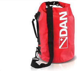 Dan Verssen Games Waterproof Shoulder Bag 15lt Red Dan Verssen Games Waterproof Shoulder Bag 15lt Red