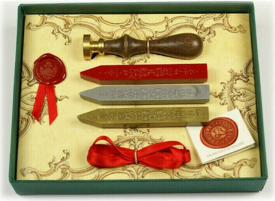 Vintage Set Ștampilă Ceară Sigiliu Francesco Rubinato Ru-2020 10 9