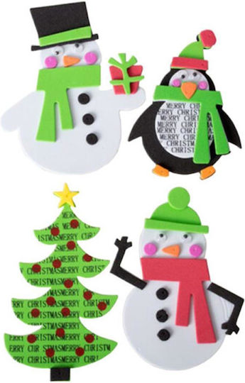 Junior New Year Decorative Foam Eva Christmas 4pcs J-137118 Junior