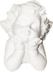 Gipsengel Kopf Engel 7,5x4cm