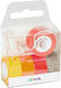 Mask Tape Dekorative Klebebänder Heyda Set 5Stücke Geschenk Basis Soft Hellgelb-Orange