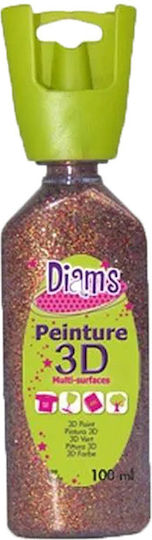 Diam S 3d 37ml Pailletee Grenat Di40980
