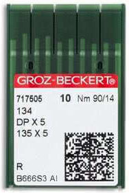 Groz Beckert Professionelle Nähmaschinen Nadeln 134 90/14