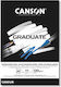 Zeichenblöcke Graduate Schwarzes Canson A4 21x29,7 cm