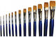 Synthetic Flat Brush Short Handle No 2 Art-hobby 2600-bs