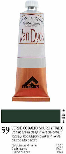 Ferrario Oil Colour 59 Cobalt Green Deep 60ml