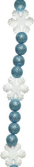 Euronova Christmas Garland White 225x4cm 1pc