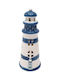 Due esse Dekorative Lampe Leuchtturm Blau
