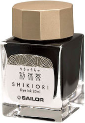 Sailor Shikiori Rikyu Cha Înlocuire Cerneală Pentru Stilou Negru 20ml