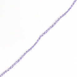 Κορδόνι Πλεκτό Μωβ Lurex 0.3cm Μέτρο
