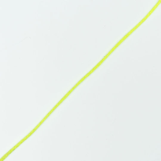 Schnürsenkel Gewebt Polyester Fluoreszierend Gelbe 0,2cm Meter