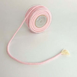 Schnürsenkel Baumwolle Funda 6mm x 10m Ecru Rosa