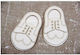 Decorative Chipboard 3D Cuplu Pantofiori Bebeluş 5x8 Cm