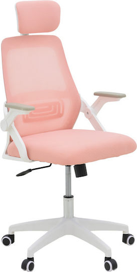 Pakketo Peja Office Chair Pink-frame White