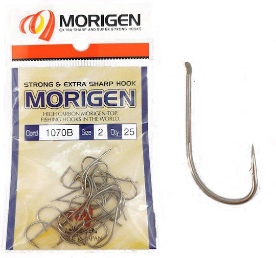 Morigen 1070B Αγκίστρια Ψαρέματος Σετ 25τμχ No1/0