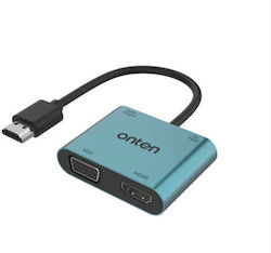 Onten HDMI / VGA female σε HDMI / VGA female