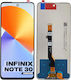 Οθόνη με Μηχανισμό Αφής για Infinix Note 30 X6833B (Μαύρο)
