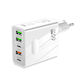 Techsuit Charger Without Cable GaN with 3 USB-A...