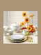 Cmielow Gold Porcelain Dinnerware Set 44pcs