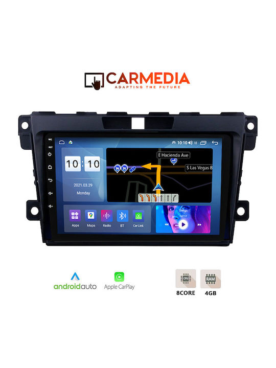 Carmedia Car Audio System for Mazda CX-7 2006-2012 (Bluetooth/USB/WiFi/GPS/Apple-Carplay/Android-Auto) with Touch Screen 9"