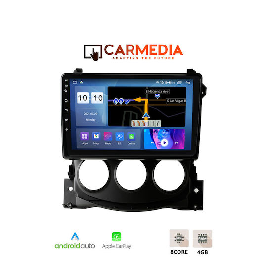 Carmedia Ηχοσύστημα Αυτοκινήτου για Nissan 370Z 2009-2012 (Bluetooth/USB/WiFi/GPS/Apple-Carplay/Android-Auto) με Οθόνη Αφής 9"
