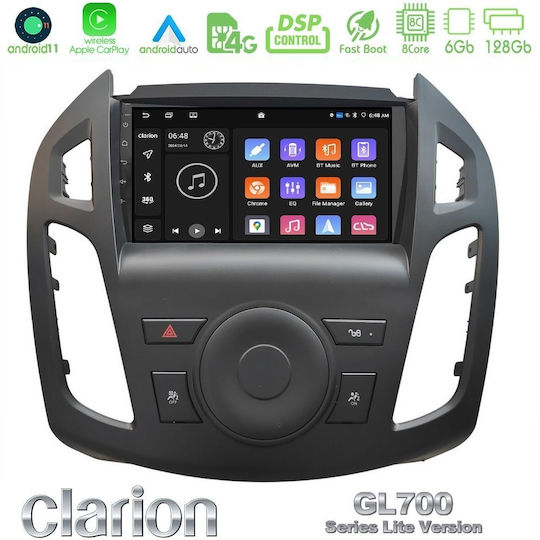 Clarion Car Audio System for Ford Transit Connect / Transit / Tourneo Connect 2022-2023 (Bluetooth/USB/WiFi/GPS/Apple-Carplay/Android-Auto) with Touch Screen 9"