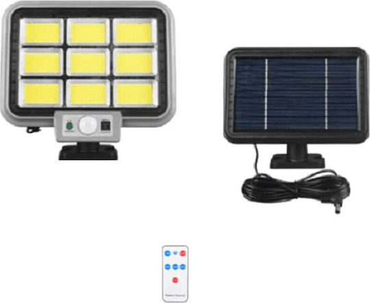 Arrango Wall Mounted Solar Light 45W 260lm Cold White 6000K with Motion Sensor and Photocell IP65