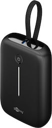 Goobay 76251 USB-C 10000mAh 20W Черен Goobay 76251 USB-C 10000mAh 20W Черен