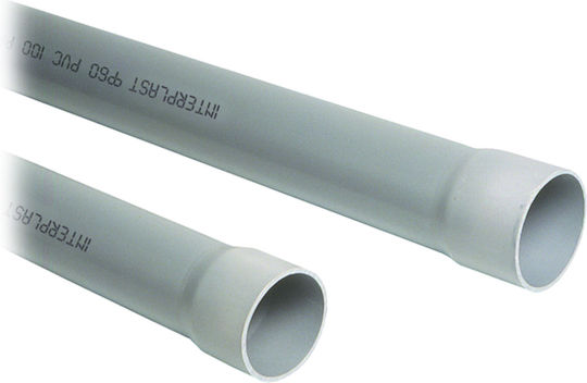 Interplast Drainage Pipe Φ100 Length 1m ELOT Unisol