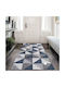 SpitiBazaar Anti-slip Rug Rectangular Summer Blue