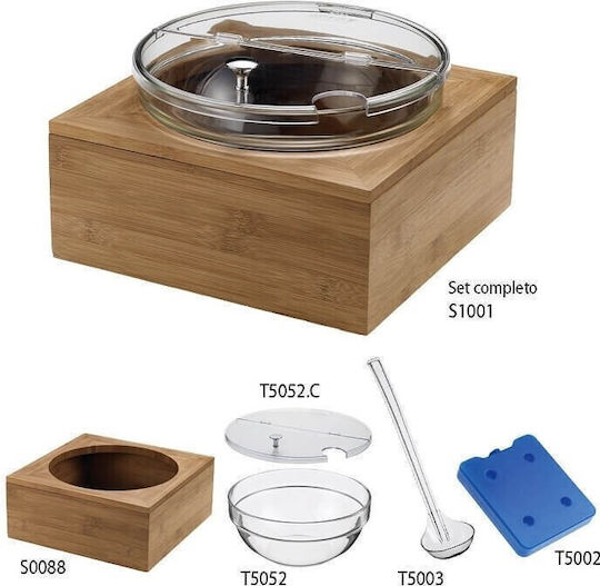 Σετ Θηκη Bamboo Μπωλ 26x26x11cm Hole Ø22 Cm Σετ Θηκη Bamboo Μπωλ 26x26x11cm Hole Ø22 Cm
