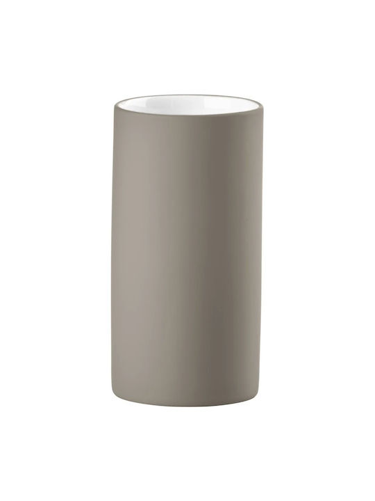 Zone Denmark Porcelain Cup Holder Ø6x12.2 Solo Taupe